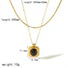 Design retrô europeu e americano pulseira aberta larga com pedras naturais incrustadas conjunto de brincos anel quadrado geométrico em ouro 18K feminino