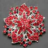Broche exquisito de flor con incrustaciones de diamantes de alta gama, venta caliente de comercio exterior, joyería de pasador de cuello para vestido de banquete de mujer, corsage Bauhinia