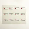 Novedad del Fabricante GRACIAS Sobre Adhesivo para Manual de Notas Flor Seca Regalo Decoración para Hornear Pegatina Aliexpress