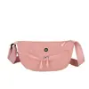Tecido de Nylon Unissex Versátil Uma Alça para o Dia a Dia Leve Simples Impermeável Bolsa de Peito Estilo Japonês Bolsa Transversal Ultra-Leve Impermeável