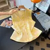 Colete de Seda Redutor de Idade com Qualidade Garantida para Mulheres de Meia-Idade em Novo Estilo Chinês com Lantejoulas, Pedrarias, Bordado Jacquard e Design Retrô Aprimorado