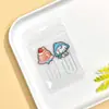Clipes de Papel Acrílico Transparente Marcador de Página Criativo Marcador de Leitura para Estudantes Clip Divisor de Documentos para Escritório Venda por Atacado