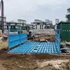 Máquina de lavado de autos, lavadora de ruedas para sitio de construcción, máquina de lavado de autos de ingeniería totalmente automática basada en sensores, plataforma de lavado de autos sin cimentación