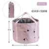 Cubo de baño de pies para viajes y camping, cubo de baño de pies portátil y plegable para exteriores, bolsa de baño de pies para el hogar, cubo de baño de pies multifuncional para el hogar