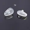 Almohadillas Nasales de Silicona con Amortiguación de Aire, Almohadillas Nasales Antideslizantes para Monturas de Gafas, Múltiples Especificaciones de Silicona Cómodas Transparentes Blancas Almohadillas de Nariz de Bloqueo Venta al por Mayor