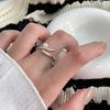 Anel de Pérola Ruitai s925 Prata Esterlina Prata Design de Nicho Feminino Moda Simples Anel de Dedo Joias de Luxo Leve Personalizadas