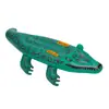 Flotador inflable de cocodrilo de dibujos animados de PVC / Juguete flotante para fiesta en la piscina Flotador de cocodrilo / Adecuado para múltiples escenarios