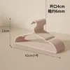Percha de ropa grande de 45 cm sin costuras extra gruesa para uso doméstico, engrosada, ampliada y reforzada para prevenir marcas en los hombros, adecuada para dormitorios de estudiantes y para colgar ropa