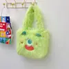 Bonito monstrinho dos desenhos animados engraçado Plush Bag Novo estudante japonês doce grande capacidade bolsa de ombro bolsa