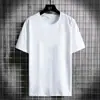 Camiseta Hombre Blanca Juvenil Hombre Manga Corta Ropa de Verano Tendencia Casual de Media Manga Cuello Redondo Top 2024 Camiseta