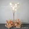 Adereços de Casamento Árvore de Maçã Feliz com 11 Cabeças Luzes de Corredor Galvanoplastia de Ferro Ornamentos de Casamento Decoração de Casamento Luzes Decorativas
