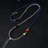 Cordón de Collar Tejido Hecho a Mano de Xizang Cordón de Colgante Multicolor de Venta Caliente Borla Vintage Cordón para Colgar Joyería Popular en Vivo