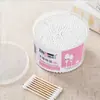 Hisopo de algodón Le Mei Core 500 grande redondo en caja doble cabeza de kapok hisopo desechable para maquillaje hisopo de algodón para el hogar belleza removedor de maquillaje