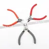 Alicates Electrónicos de 4.5 pulgadas Estilo Japonés Modelo 2D Acero de Alto Carbono Pinzas Diagonales de Hoja Fina Modelo de Plástico Cortadores de Alambre Herramientas de Mantenimiento Electrónico para el Hogar