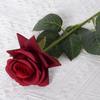 Simulação Rosa Sensação Hidratante Sofisticada Rosa Única Segurando na Mão Flor Falsa Casamento Hotel Decoração Sala de Estar Doméstica