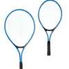 Raquete de tênis leve de liga de ferro para adultos e crianças, raquete de tênis individual durável, treinador de tênis, conjunto de treinamento de tênis