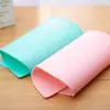 Nuevo estilo Xiaohua - Mantel individual de silicona con forma de cara de gato, apto para uso alimentario, antideslizante, resistente al desgaste, fácil de limpiar, para niños y bebés