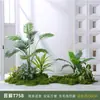 Planta de musgo artificial paisagismo floreira combinação divisória decoração micro paisagismo planta verde biônica paisagismo interno bonsai