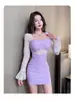 Vestido Sexy com Decote Profundo, Patchwork de Renda e Recortes 2026 Nova Moda para Boate, Vestido Bodycon Ruched de Caimento Justo para Mulheres