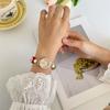 Pulsera Hecha a Mano DIY para Estudiantes, Moderna y Elegante, Adecuada para Estudiantes de Secundaria y Preparatoria, Diseño de Nicho, Sencilla y Elegante, Esquema de Colores Dopamina