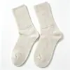 Meias de Lã Quentes 10A Antibacterianas Absorventes de Suor Resistentes a Odores Outono Inverno Meias Largas Engrossadas Casuais Versáteis Meias de Cashmere de Cano Médio