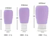 Botellas Reutilizables de Silicona para Viaje para Gel de Ducha y Champú, Botellas Reutilizables de Silicona, Botellas Portátiles para Exteriores que Pueden Contener Perfume
