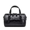 Bolso para Mujer de Guangzhou 2026 Estilo Nuevo Bolso de Hombro Moda Tendencia Bolso Boston Bolso Cruzado para Mujer Bolso de Mano de Cuero de Vaca con Patrón de Cocodrilo