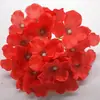 Flor Artificial Hortensia Flor de Boda Flor de Seda Flor de Escenario de Ingeniería Decoración Floral Flor Falsa Accesorios de Boda Flor de Seda Hortensia Pared