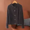 Chaqueta corta de cuero gamuza estilo coreano para mujer, estilo motociclista, nueva colección de otoño, talla grande, moderna