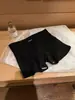 Ropa interior de seguridad tipo boxer dos en uno de cintura media-alta para mujer, adecuada para deportes y uso en casa, anti-exposición, delgada, amigable con la piel, cómoda, entrepierna de algodón puro