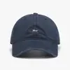 Boné de beisebol com aba curva e copa macia para homens e mulheres, estilo coreano de verão, novo boné casual versátil com bordado de letras que faz o rosto parecer menor