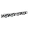 Soporte para Mopa sin Taladro Transfronterizo Aluminio Espacial Multifuncional Colgador Mágico para Mopa Soporte para Escobas de Baño Clip Gancho para Mopa