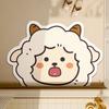 Alfombrilla absorbente antideslizante con diseño de animales, suave, de diatomeas, con forma especial y adorables dibujos animados para el baño.
