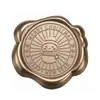 Série de Natal Adesivos de Selo de Cera Bronze Antigo para Envelopes, Convites, Garrafas de Vinho e Decoração de Presentes
