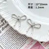 Cor Doce Liga Liga Laço Pingente Ins Feito à Mão Decorativo Colar Pulseira Brincos DIY Acessórios de Joia Material