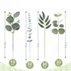 Amazon Folhagem Artificial Galhos de Folhas de Eucalipto Artificiais Folhas Decorativas Arranjo para Vaso de Casa Flores Artificiais Folhas de Eucalipto Artificiais