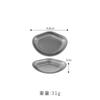 Exportación Transfronteriza Acero Inoxidable Coreano 304 Plato para Salsa Plato para Condimentos Asimétrico para Papas Fritas Salsa de Tomate Personalización