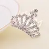 Nueva Joyería de Diamantes de Aleación Corona Infantil Tiara para Niñas Corona de Princesa Cumpleaños Accesorios para el Cabello con Pedrería Fabricante Mayorista