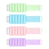 Venda Direta da Fábrica Pulseiras de Pulso com Peso Ajustáveis de Silicone, Pulseiras de Pulso com Peso Destacáveis para Dança e Pilates, Redutoras de Gordura e Modeladoras