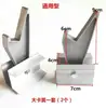 Escalera telescópica de elevación de aleación de aluminio, escalera de mano, escalera de ingeniería, escalera telescópica, clip de resorte, dientes guía, accesorios para escalera de elevación, engrosada
