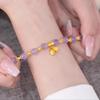 Pulseira de Amethysta Imitação Feliz Douyin Dois Mundos para Mulheres, Pulseira de Lótus de Nicho 2023 Nova para Mulheres, Suprimento para Transmissão ao Vivo