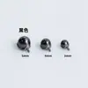Titanio G23 Zirconia de Tres Garras Bola Implante Grado F136 Aleación de Titanio Rosca Interna Arete Hélice Hélice Labio Joyería para Perforación