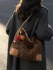 Bolso de Lujo con Estampado de Leopardo para Mujer 2026 Nuevo Bolso Tote Versátil de Gran Capacidad Bolso de Hombro Cruzado de Moda para el Trabajo Moderno