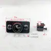 Grabadora de Radio y TV Altavoz para Baile Cuadrado Micrófono Receptor Modificación de Motocicleta DIY Hebilla de Base de Plástico
