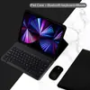 Funda Protectora con Teclado Bluetooth X730 Adecuada para Samsung Tablet S6Lite A8 Funda de Cuero Magnética S8/S9/S10F/S11