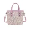 Bolsa Feminina 2025 Luxo Acessível de Alta Qualidade Bolsa Satchel Bolsa Saco Feminina Nova Exportação Ombro Único Transversal Estilo Étnico Padrão Wanji