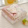 Colcha de verão fina com fio de camada dupla Classe A, estampada com desenhos, presente, para solteiro/casal, infantil, lavável à máquina, atacado transfronteiriço