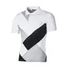 Camisa Polo Nueva de Manga Corta para Hombre Transfronteriza con Solapa Estampada en 3D y Transpirable, Moda Casual