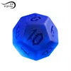 Dados de Cristal al por Mayor Dungeons and Dragons Azul Oscuro Dados para Juegos de Mesa 7 Dados de Cristal Esmerilado al por Mayor