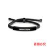 Pulsera de Cuerda Trenzada Multicolor Transfronteriza, Hay que Trabajar Duro, Regalo Conmemorativo para Amigos y Colegas, Pulsera de Acero Inoxidable Grabada
